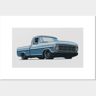 Blue f100 Posters and Art